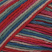 Lily Sugar 'n Cream 00190 Painted Desert 2 ounce or 56.7 gram ball made with cotton.